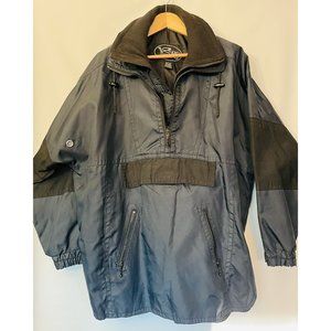 RNZ California Jacket Large Black Parka Snowboarding Winter Nylon Layered(MA-11)
